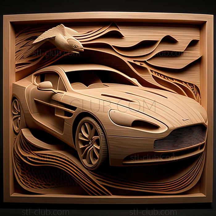 3D мадэль Aston Martin DB9 (STL)